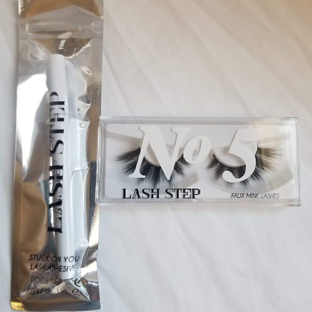 Lash Step Faux Mink Lashes & Lash Step Stuck On You Lash Adhesive